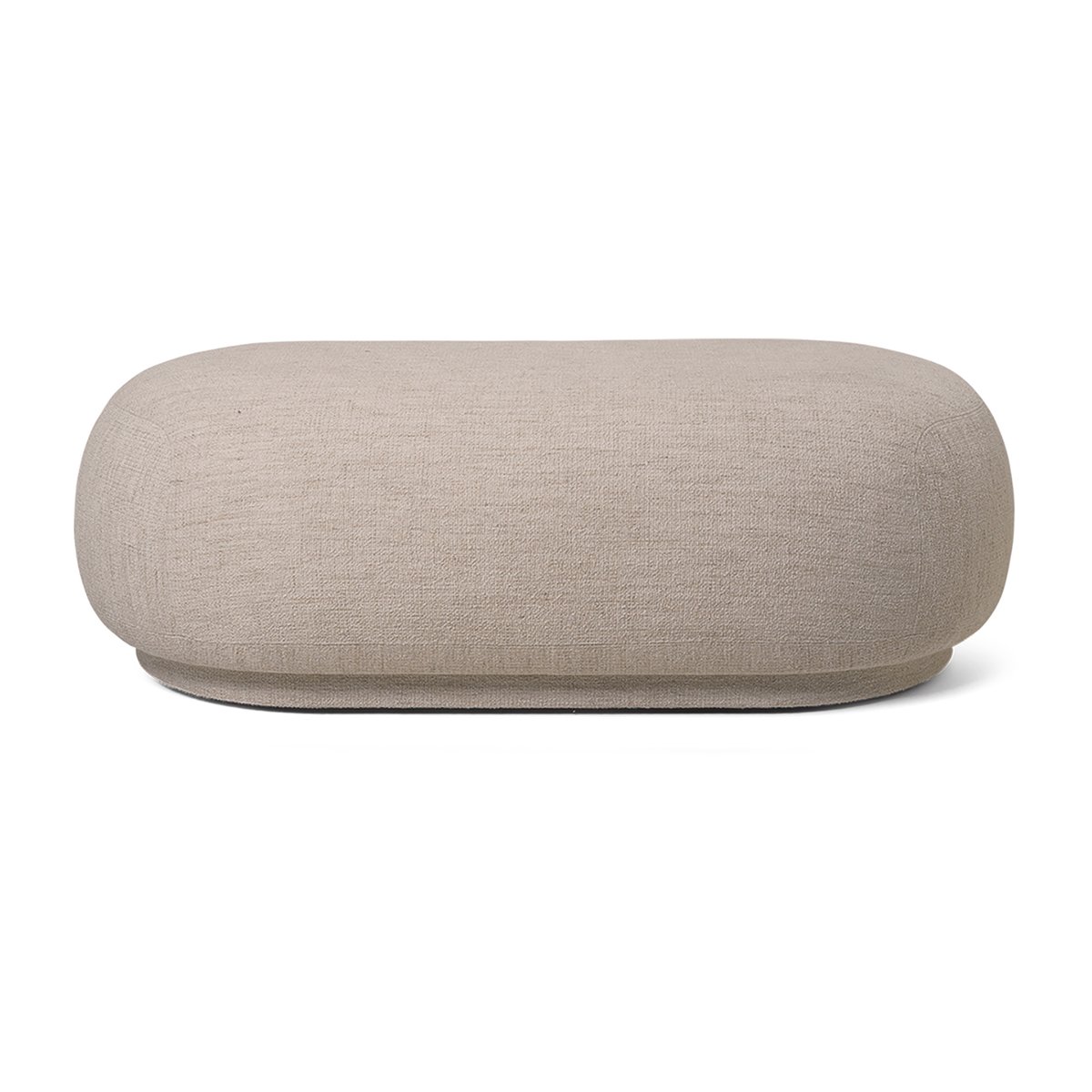 Ferm Living Rico ottoman Bouclé sand | Scandinavisch Interieur | Poefs en hockers | Beige