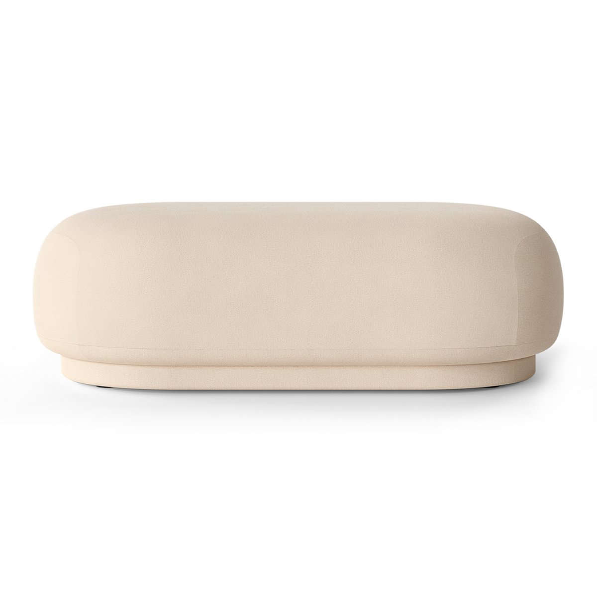 ferm LIVING Rico ottoman Brushed offwhite