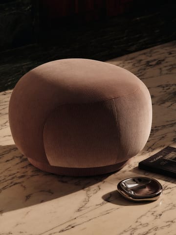 Rico Pouf poef - Devoré Velvet-blush - Ferm Living