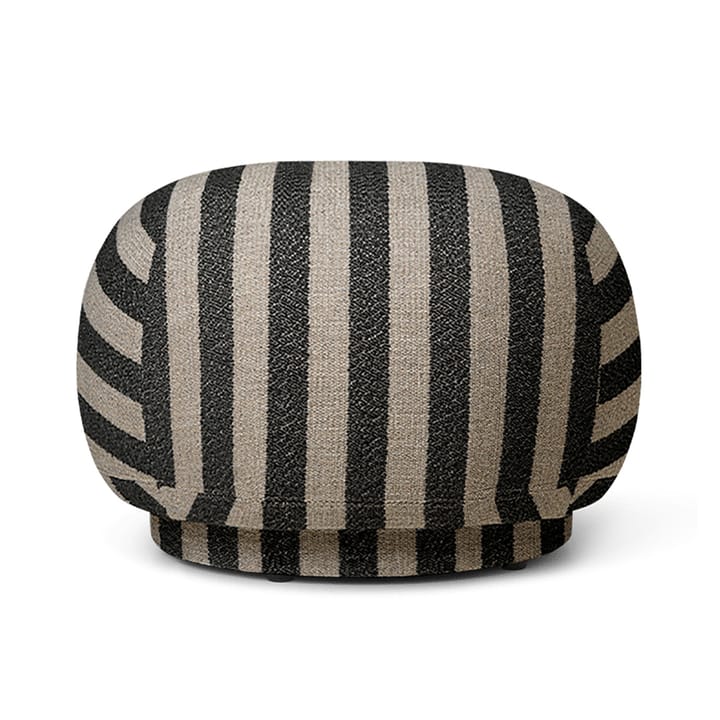 Rico pouf zitpoef - Louisiana sand black - Ferm Living