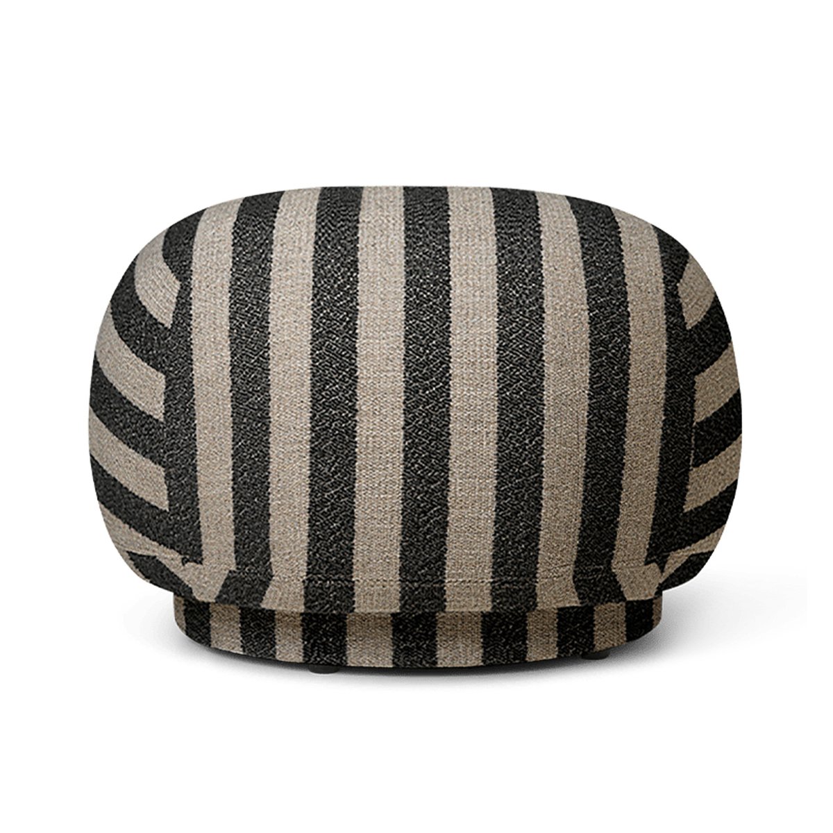 Ferm Living Rico pouf zitpoef Louisiana sand black | Scandinavisch Interieur | Poefs en hockers | Beige
