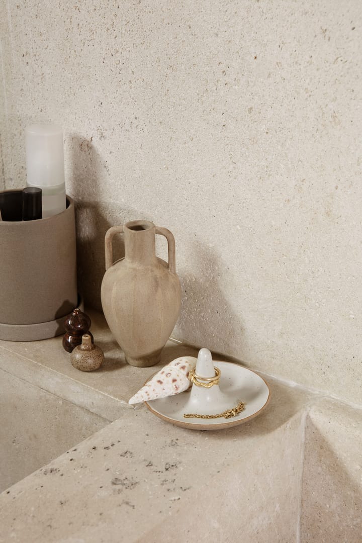 Ring Cone ringenhouder, Off-white speckle Ferm Living
