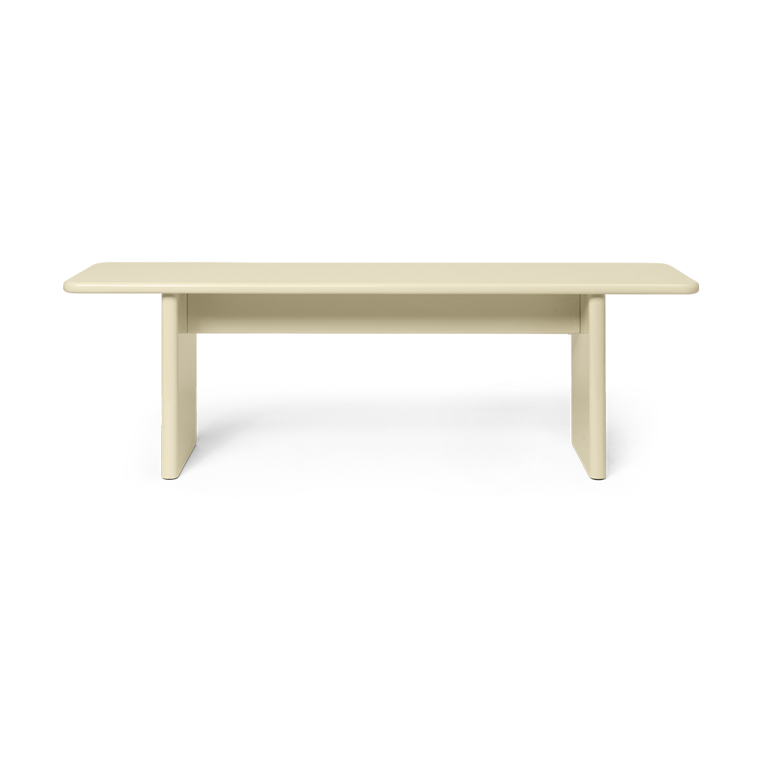 Ferm Living Rink bankje 140 cm Eggshell | Scandinavisch Interieur | Banken | Wit