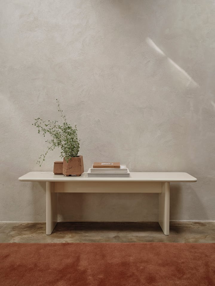 Rink bankje 140 cm, Eggshell Ferm Living