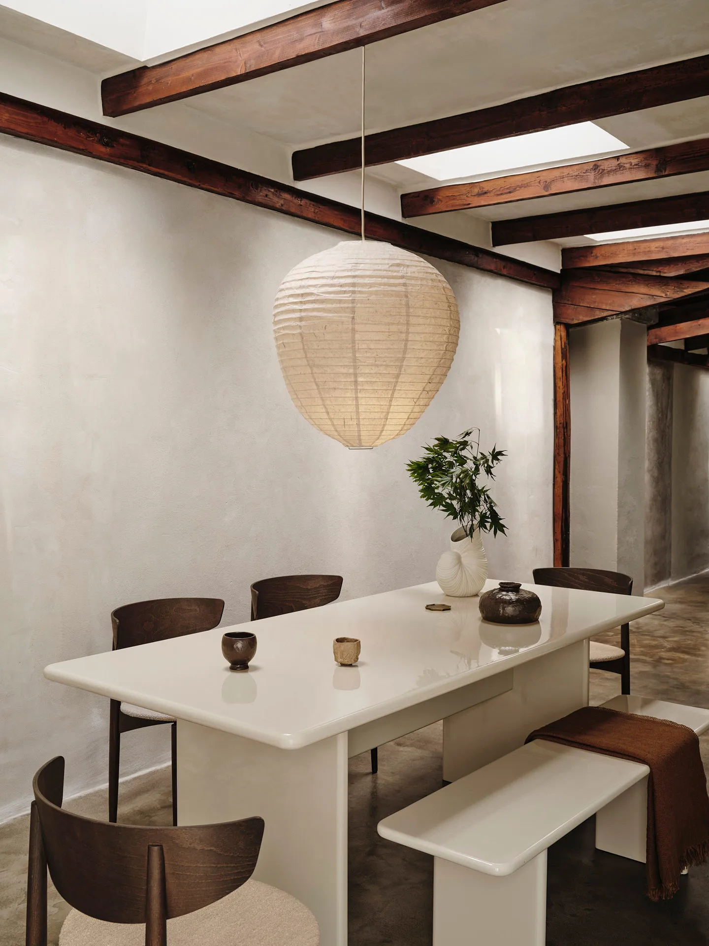 Rink bankje 140 cm, Eggshell Ferm Living