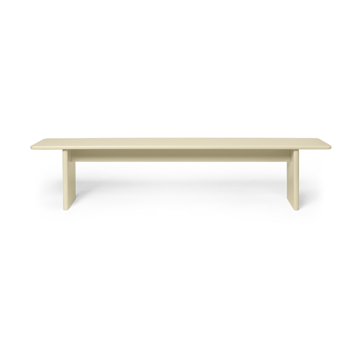Ferm Living Rink bankje 200 cm Eggshell | Scandinavisch Interieur | Banken | Wit