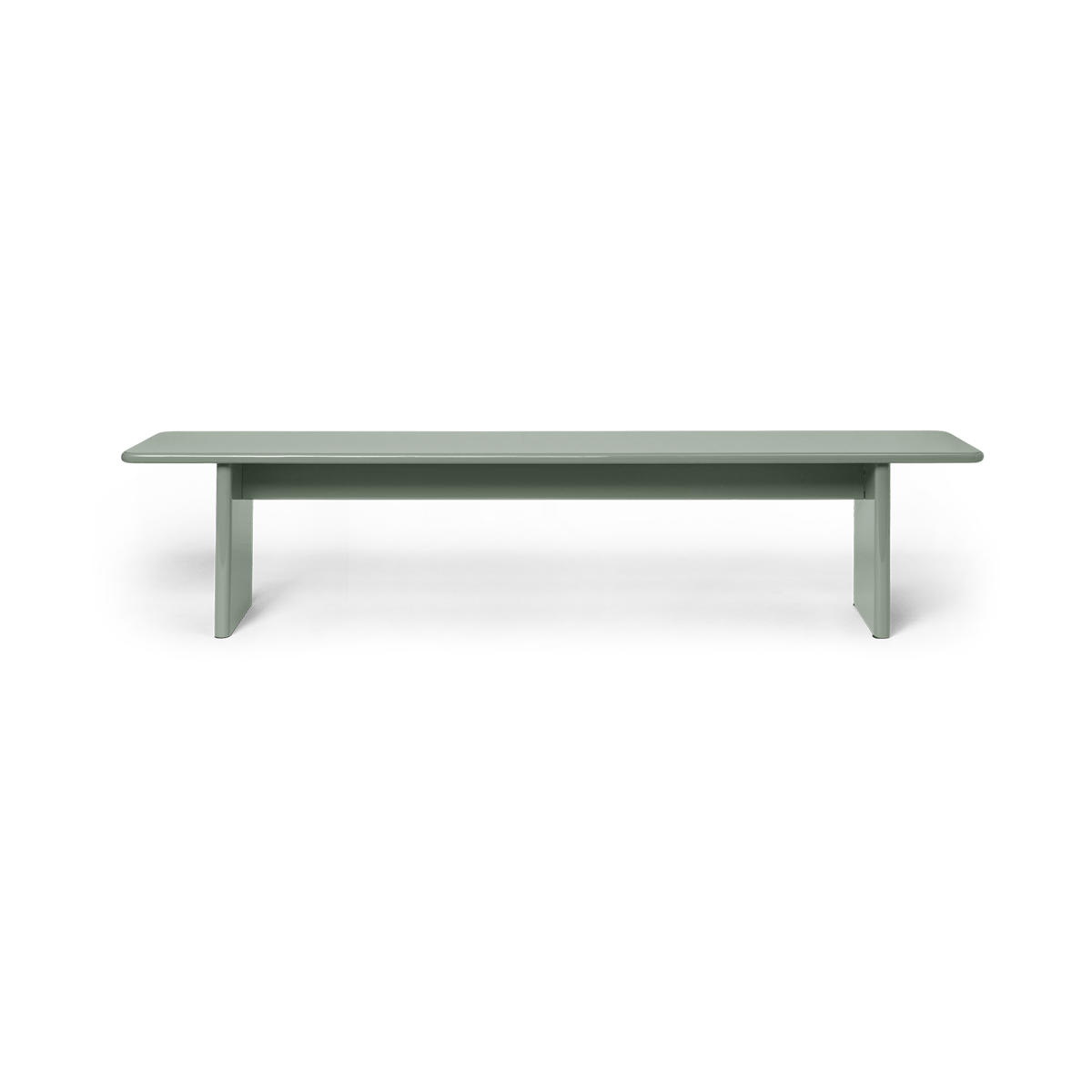 Ferm Living Rink bankje 200 cm Tea green | Scandinavisch Interieur | Banken | Groen