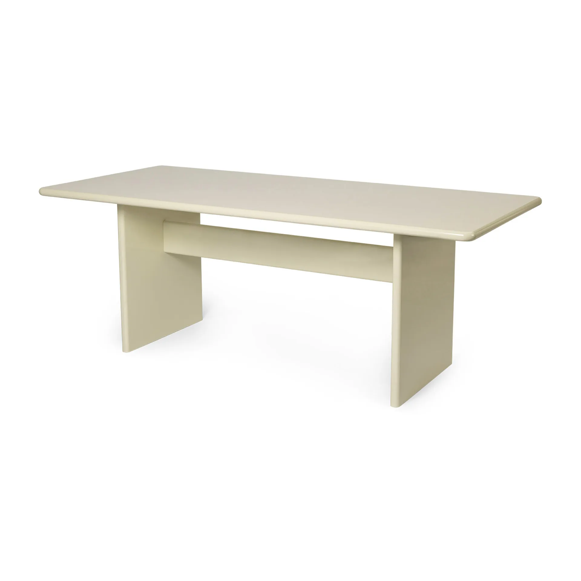 Rink eettafel small 200x90x74 cm, Eggshell Ferm Living