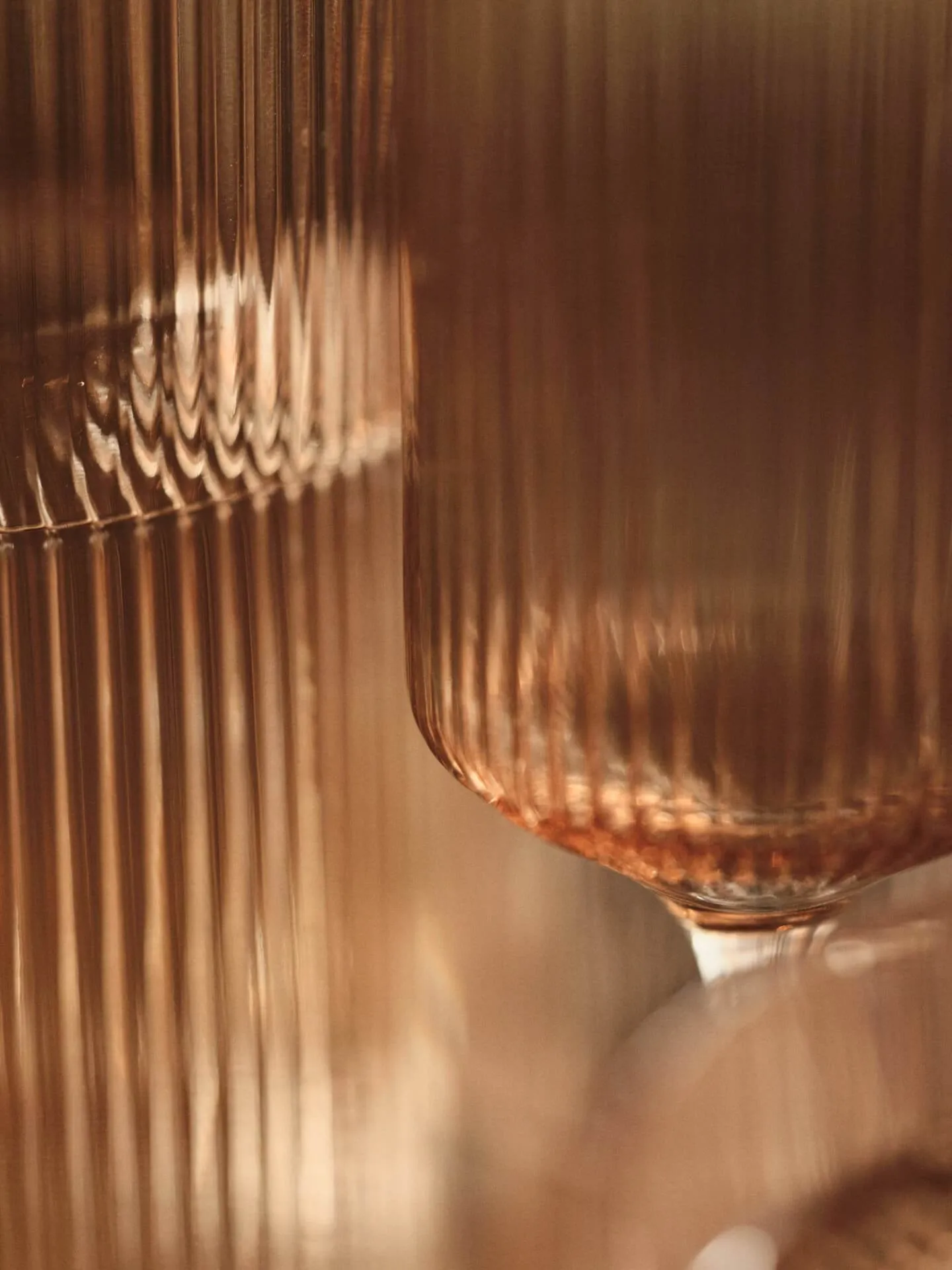 Ripple Champagne flutes champagneglazen 15 cl 2-pack, Blush Ferm Living