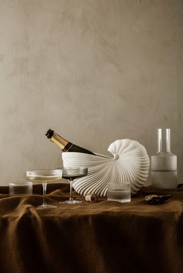 Ripple champagneglas 2-pack - helder - Ferm Living