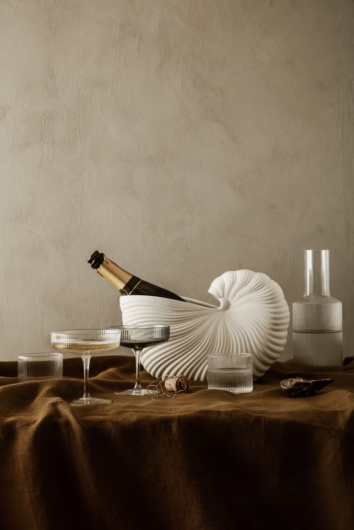 Ripple champagneglas 2-pack, helder Ferm Living