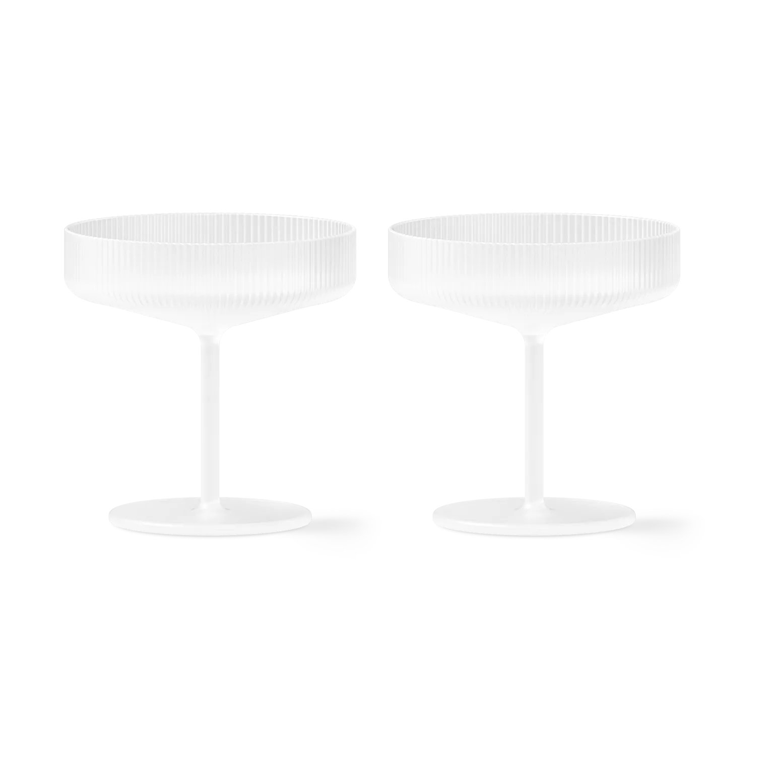 Ripple champagneglazen 2-pack, Frosted Ferm Living