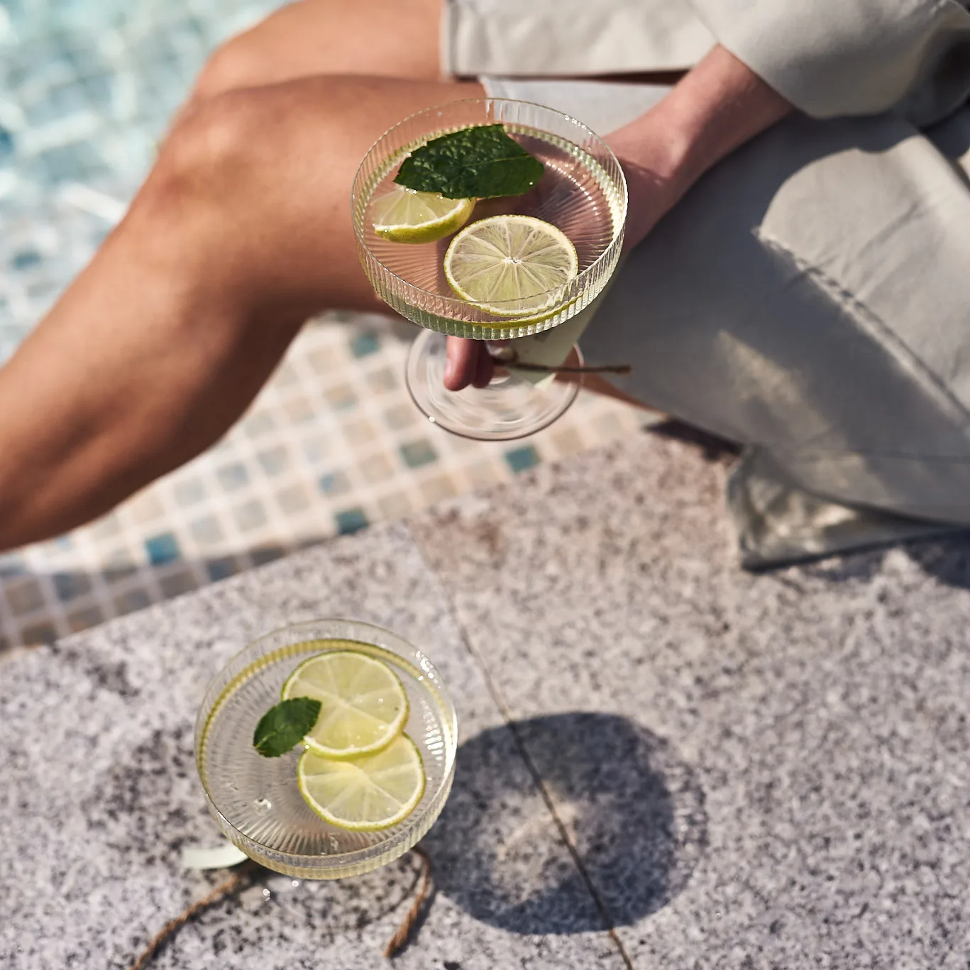 Ripple champagneglazen 2-pack, helder Ferm Living