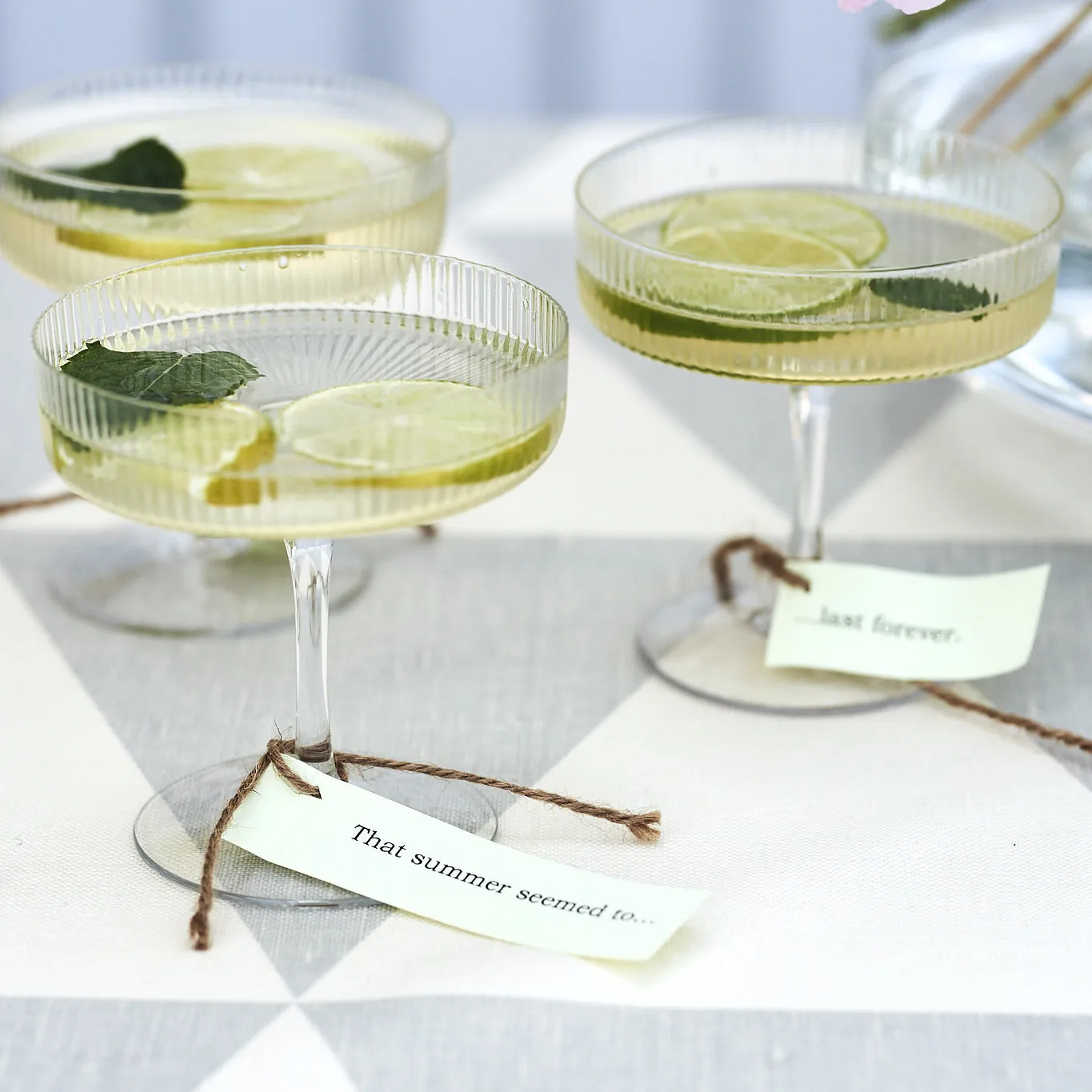 Ripple champagneglazen 2-pack, helder Ferm Living