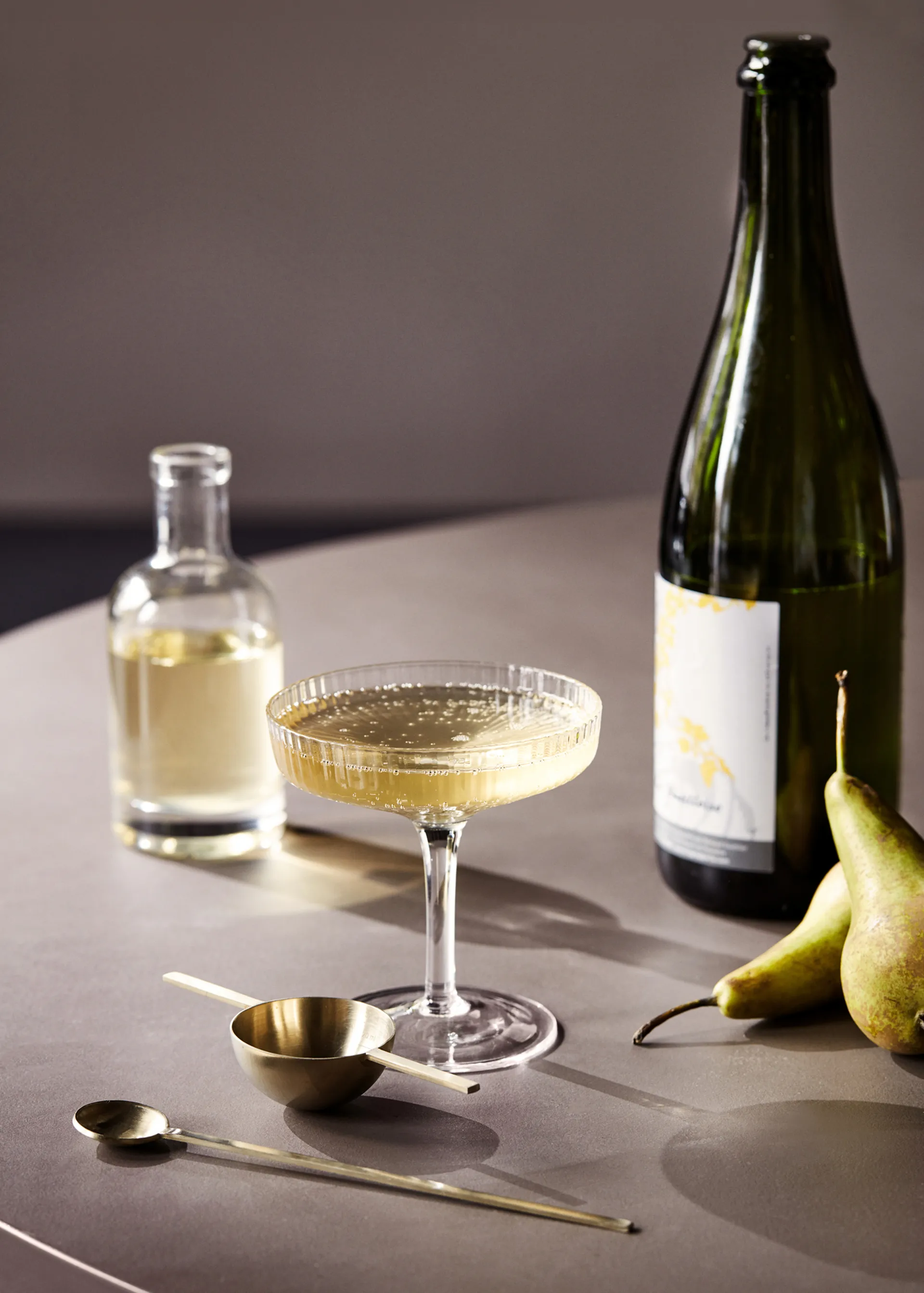 Ripple champagneglazen 2-pack, helder Ferm Living