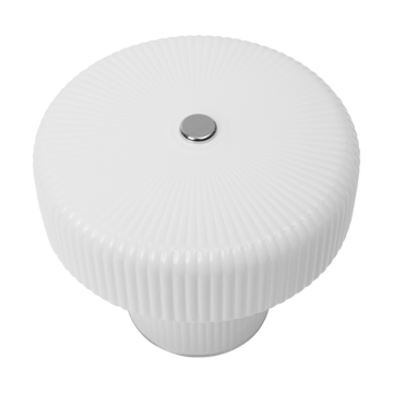 Ripple draagbare tafellamp 10 cm - White - Ferm Living