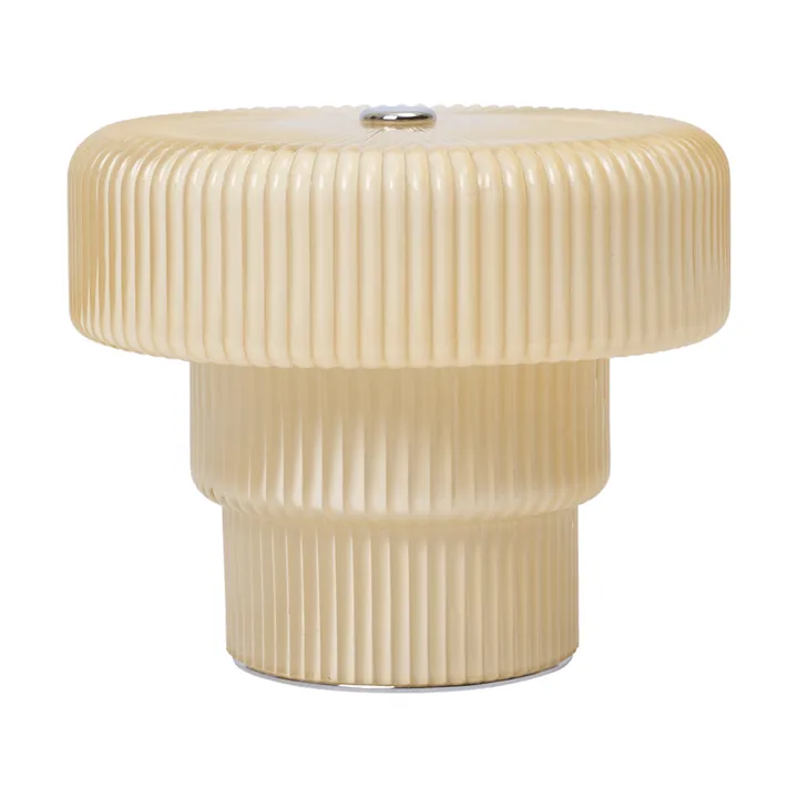 Ripple draagbare tafellamp - Oat, 10 cm - Ferm Living