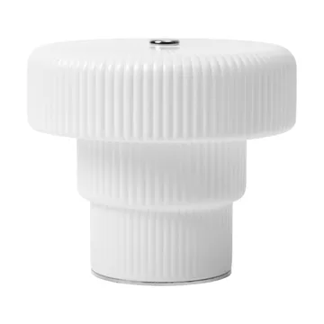Ripple draagbare tafellamp - White, 10 cm - Ferm Living
