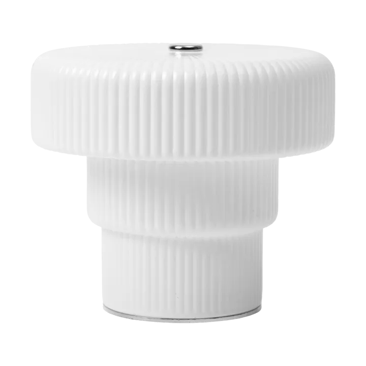 Ripple draagbare tafellamp - White, 10 cm - Ferm Living