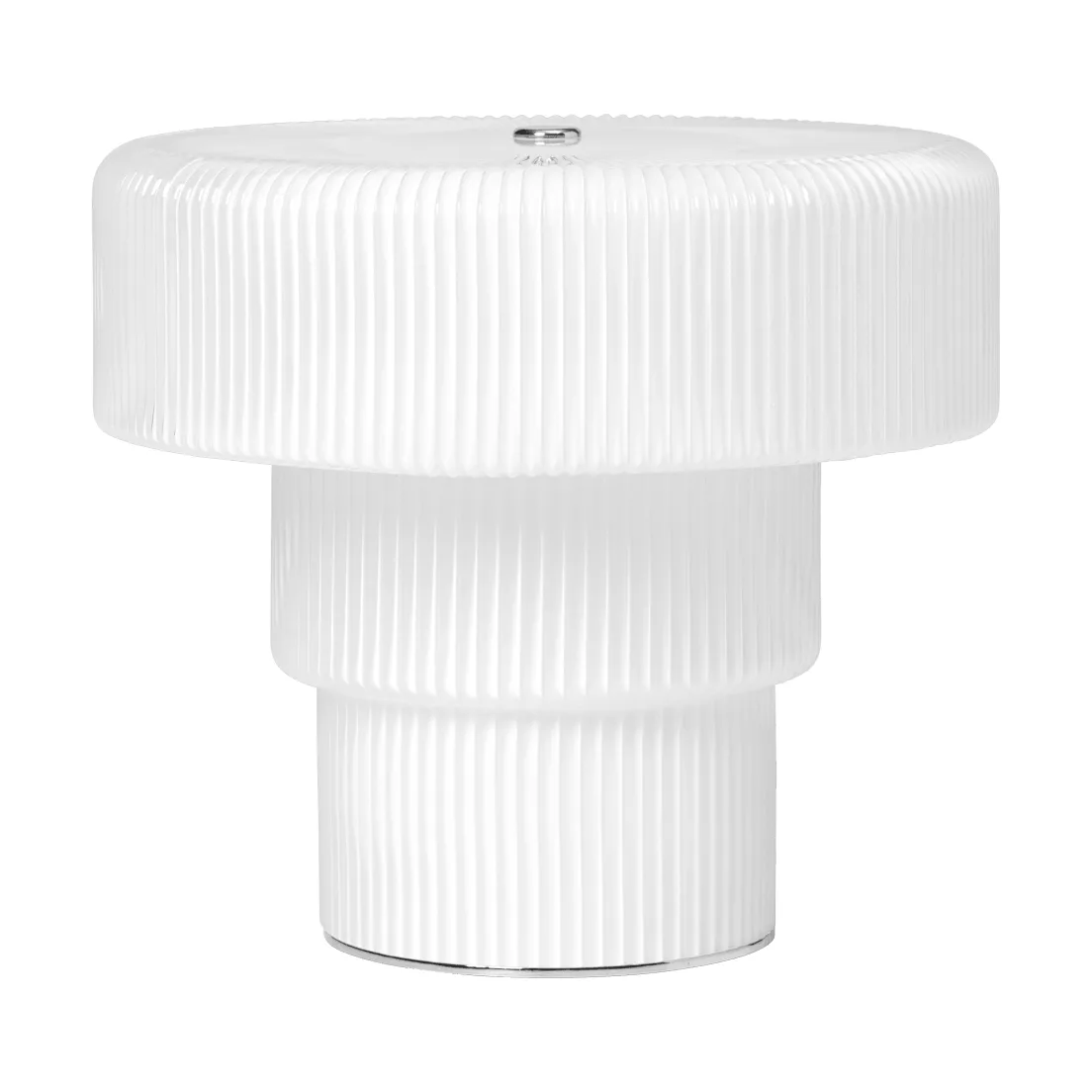 Ripple draagbare tafellamp, White, 16,5 cm Ferm Living