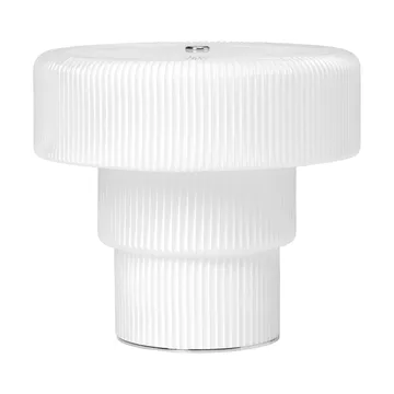 Ripple draagbare tafellamp - White, 16,5 cm - Ferm Living