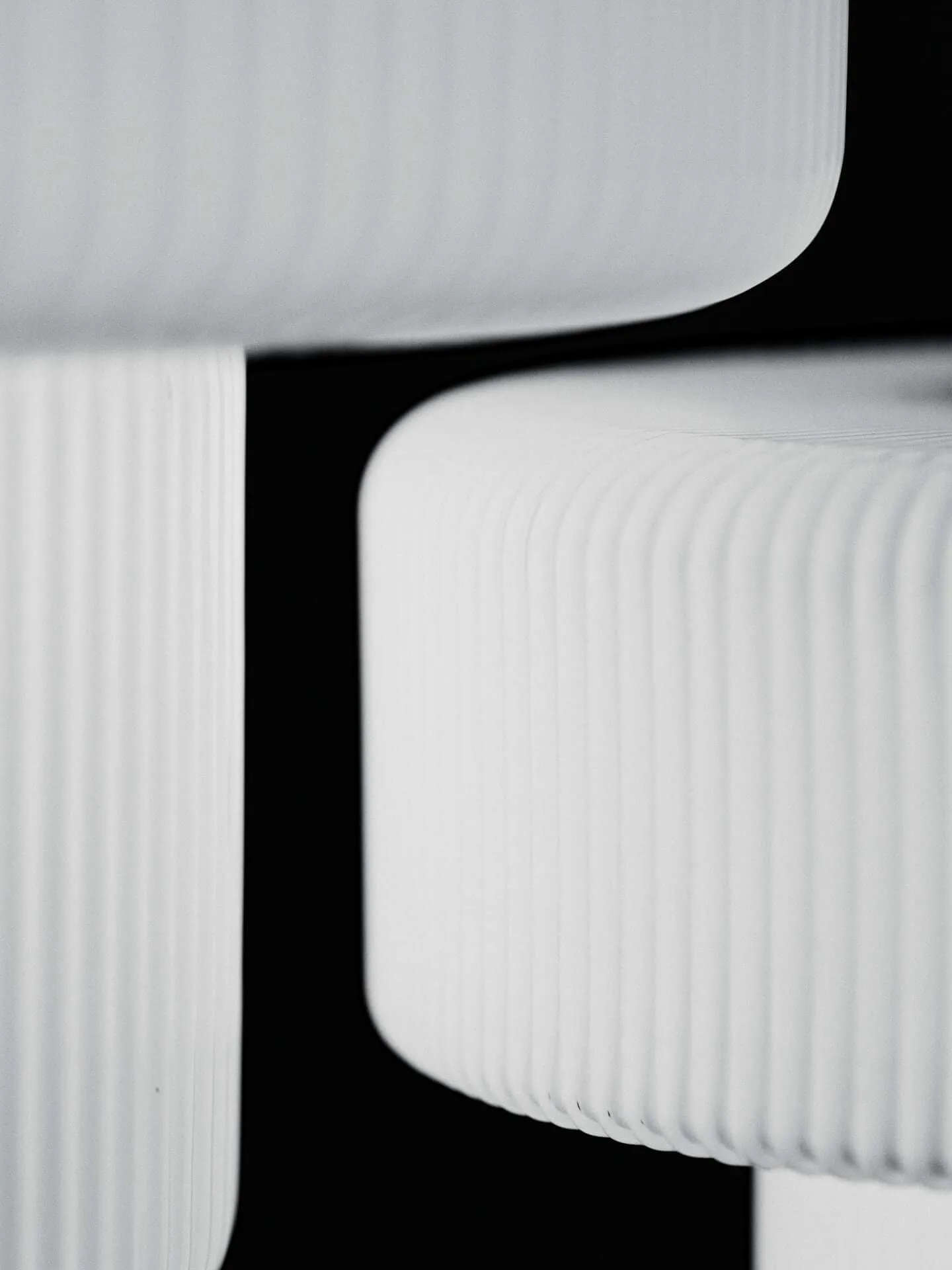 Ripple draagbare tafellamp, White, 16,5 cm Ferm Living