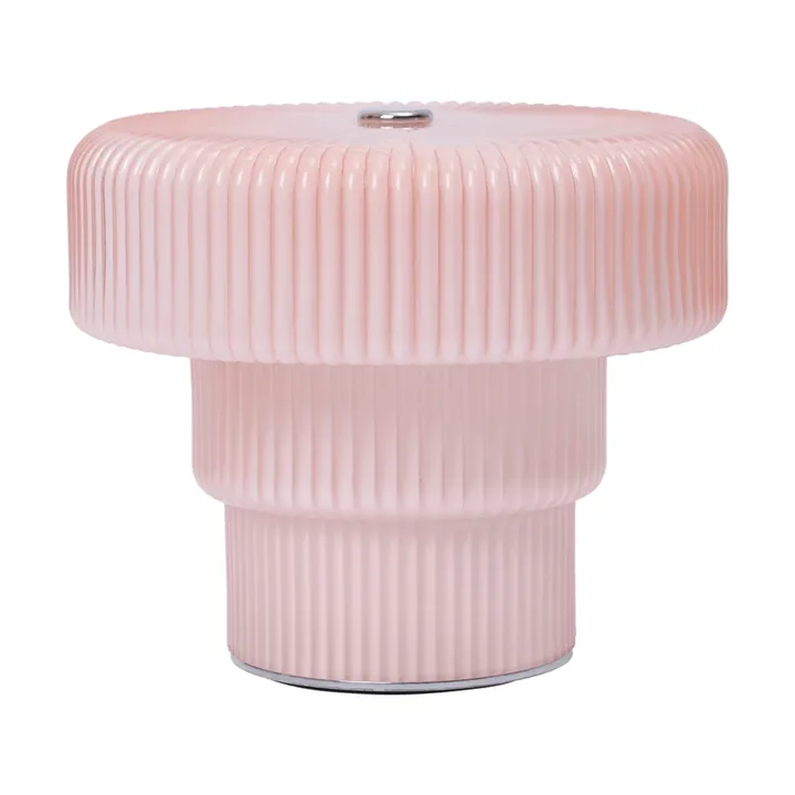 Ripple draagbare tafellamp - Zachtroze, 10 cm - Ferm Living