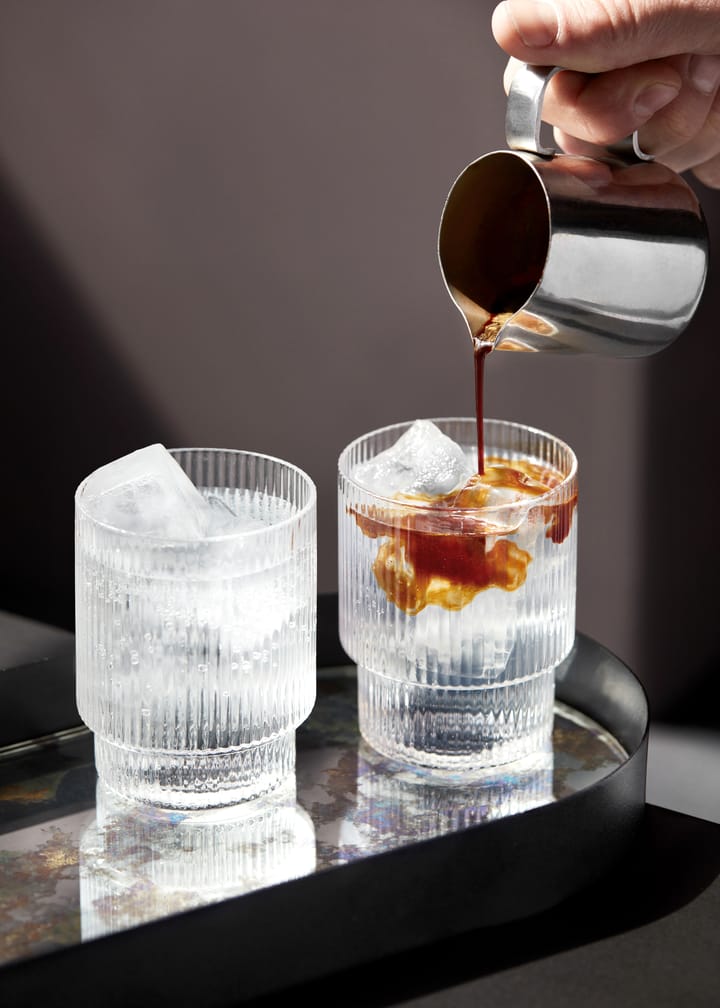 Ripple glas 4-pack, helder Ferm Living