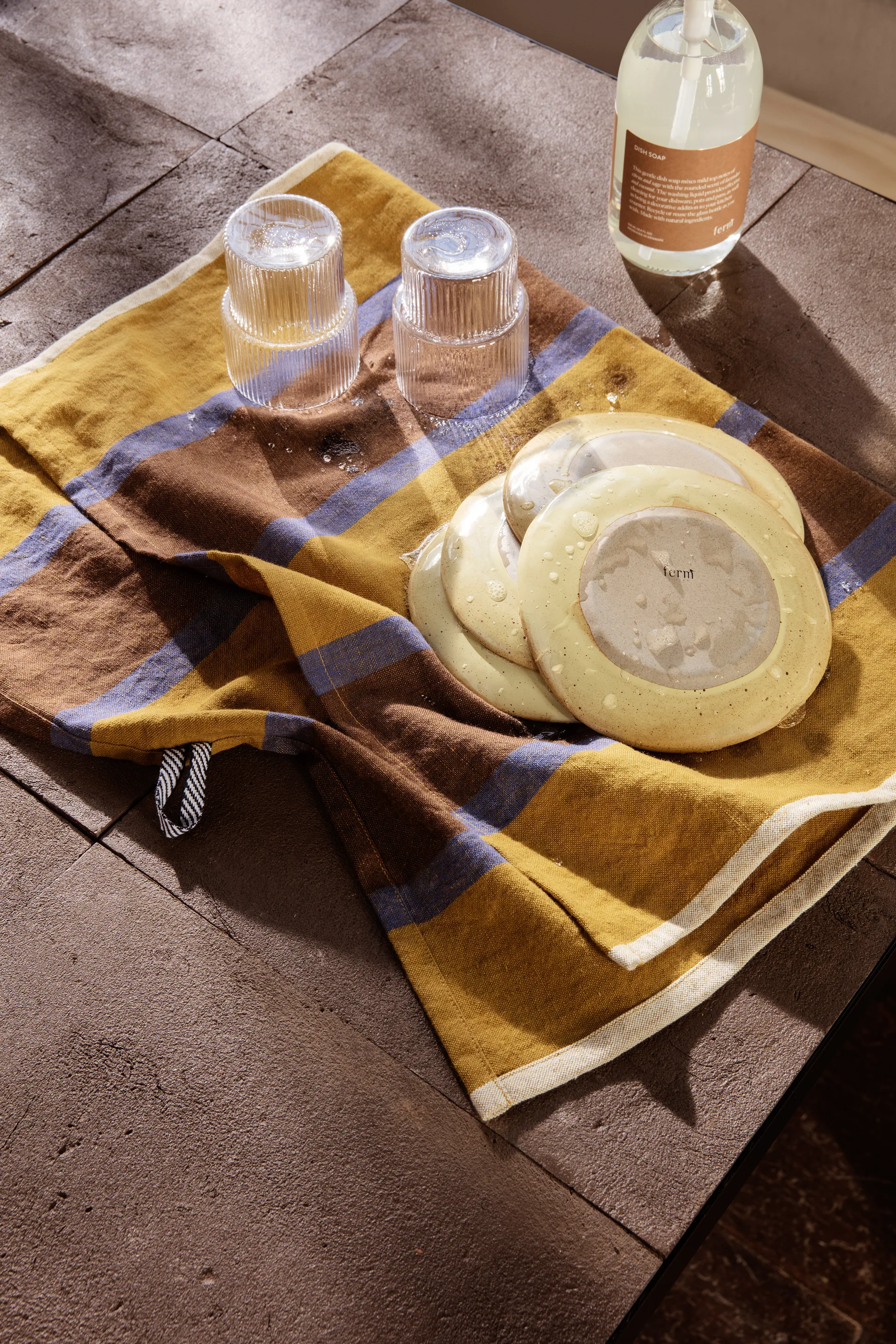 Ripple glas 4-pack, helder Ferm Living