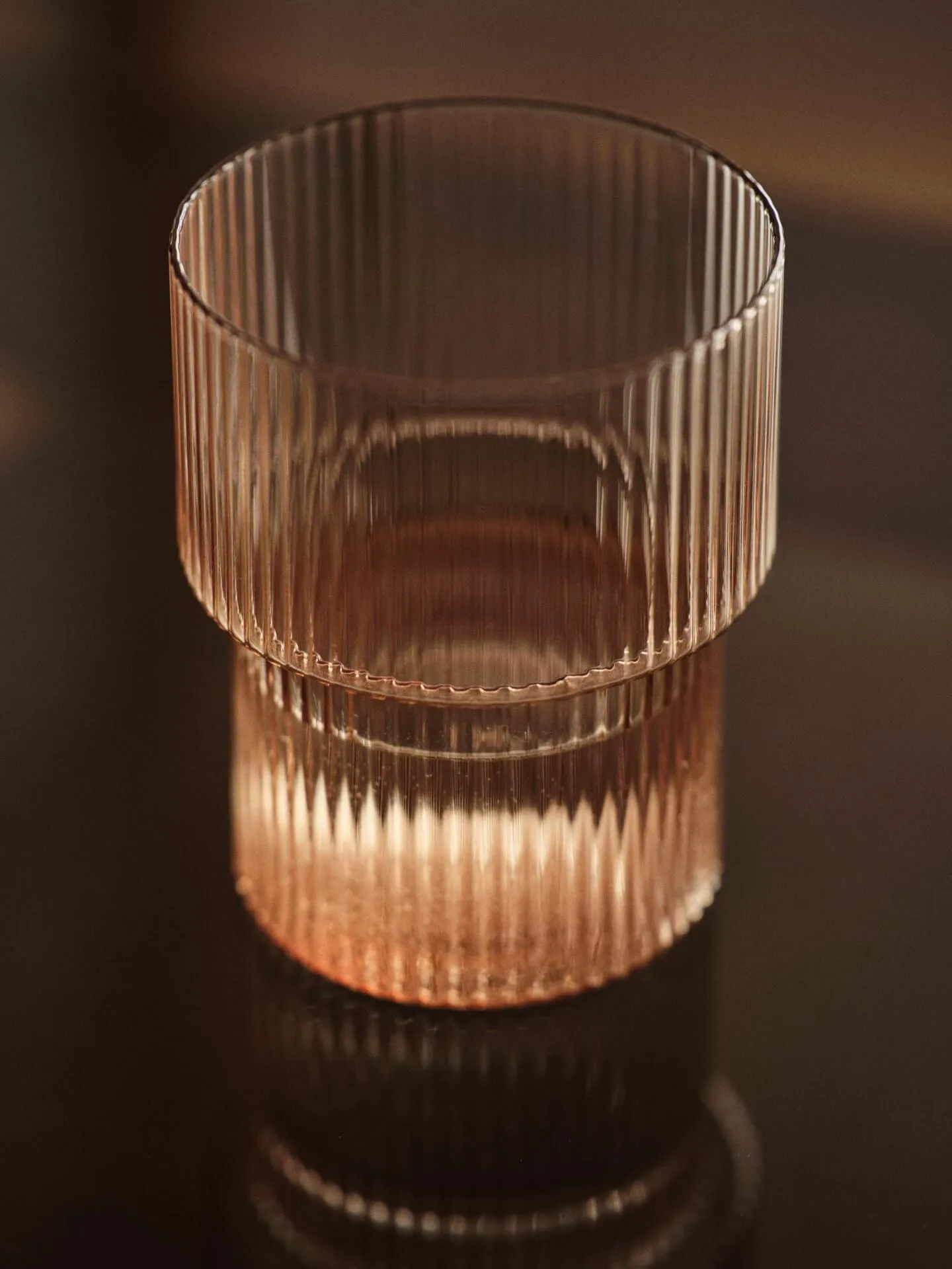 Ripple glazen 4-pack, Blush Ferm Living