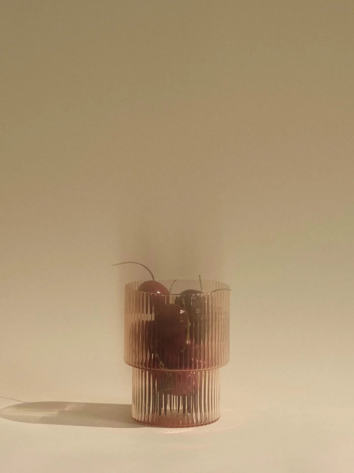 Ripple glazen 4-pack, Blush Ferm Living