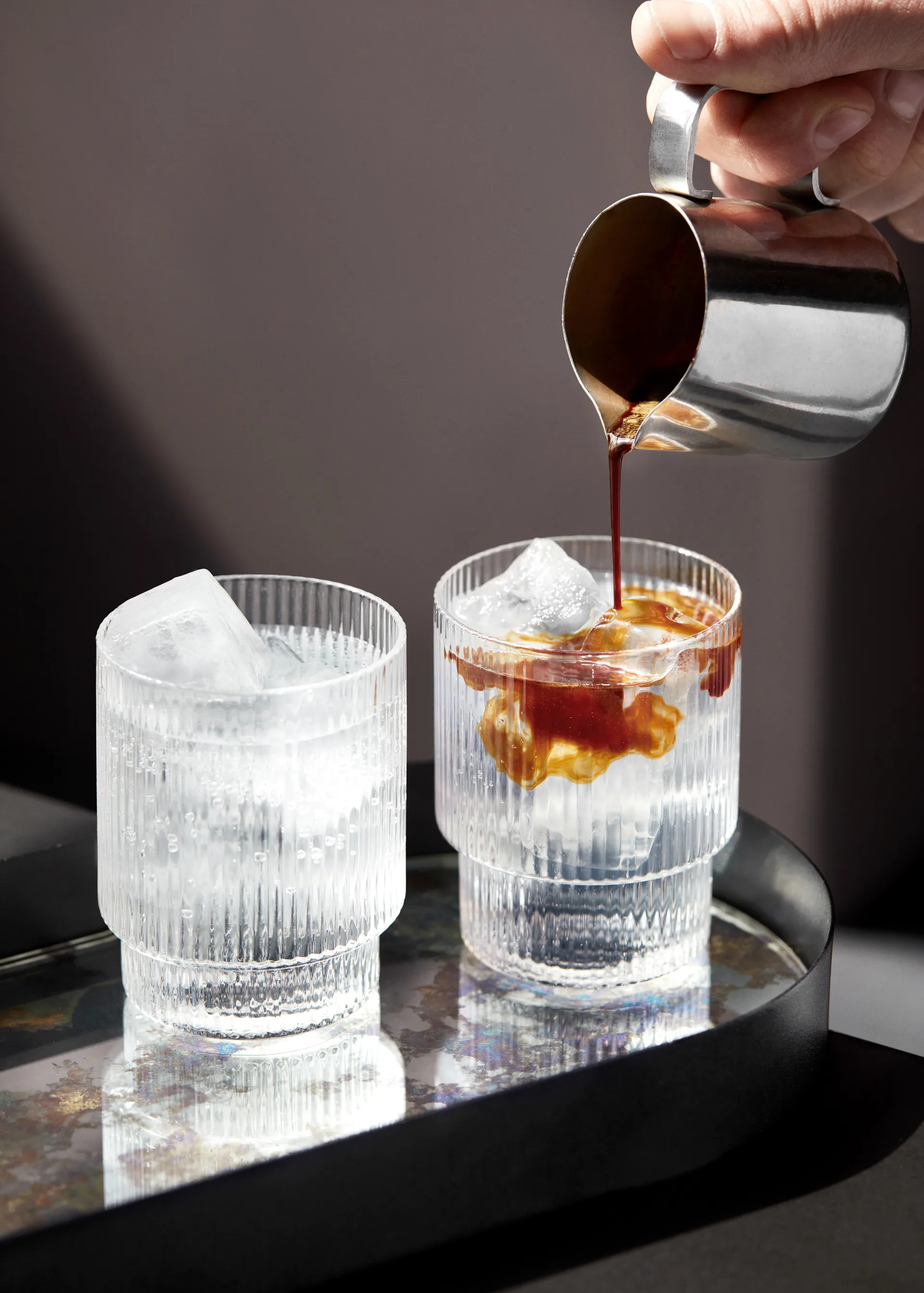 Ripple glazen 4-pack, helder Ferm Living