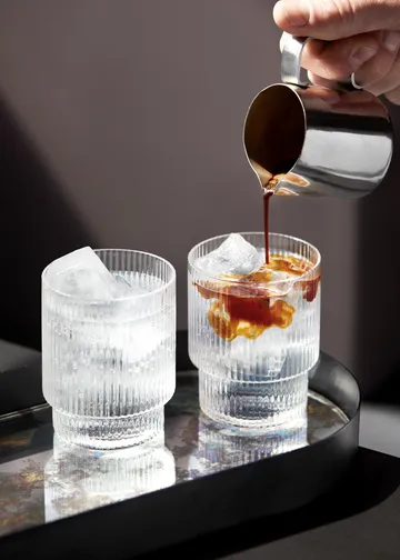 Ripple glazen 4-pack - helder - Ferm Living