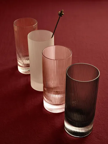 Ripple Highball glazen 48 cl 2-pack - Blush - Ferm Living
