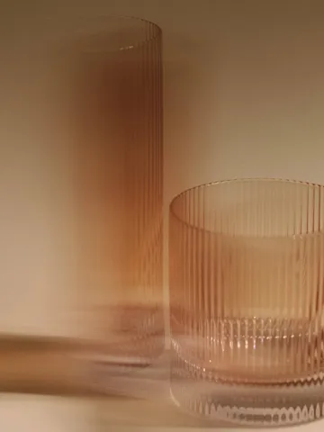 Ripple Highball glazen 48 cl 2-pack - Blush - Ferm Living