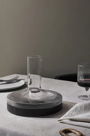 Ripple karaf en glas 17-delig - Helder - Ferm Living