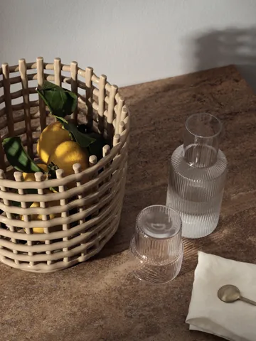 Ripple karaf en glas 17-delig - Helder - Ferm Living