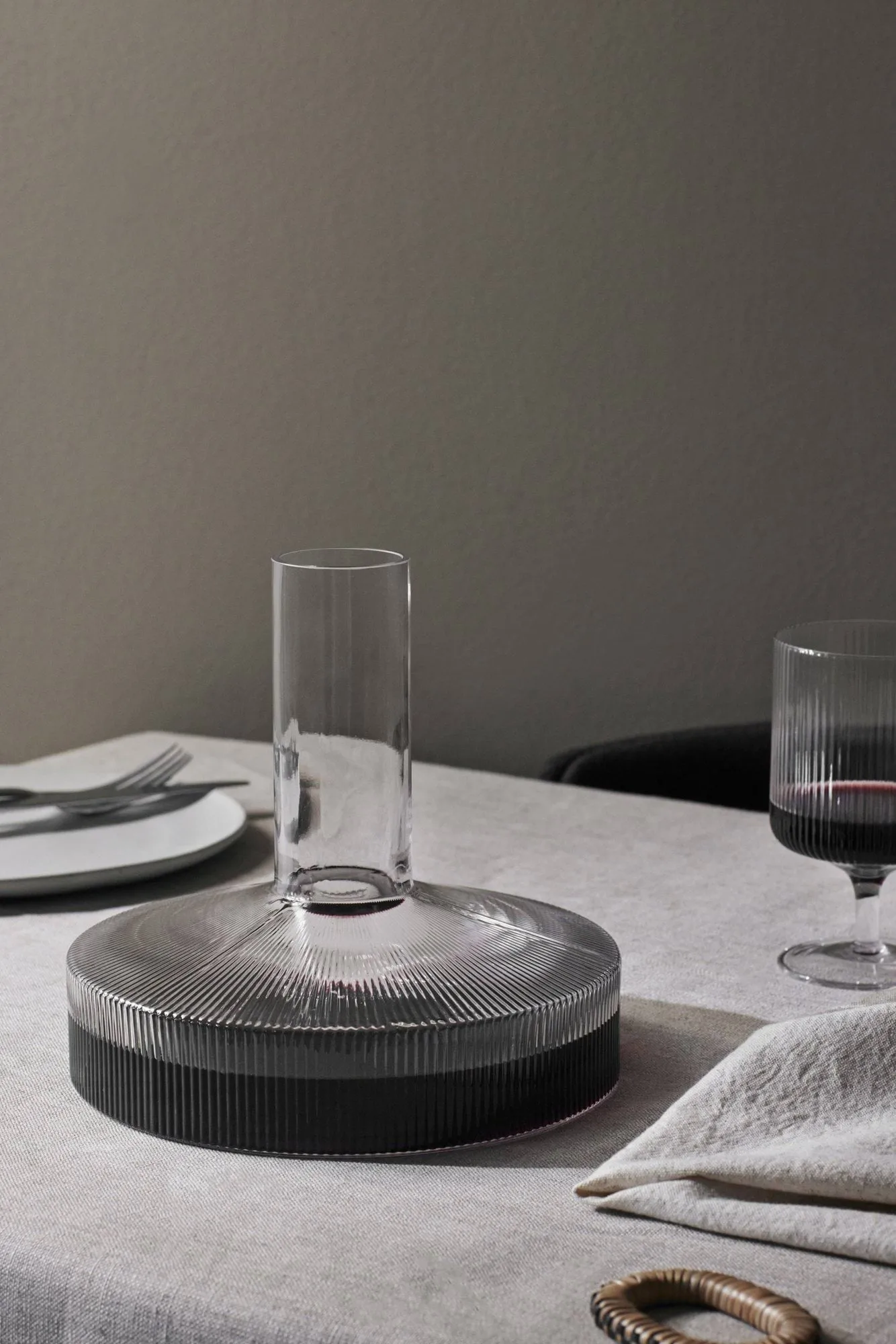 Ripple karaf en glas 17-delig - Helder Ferm Living