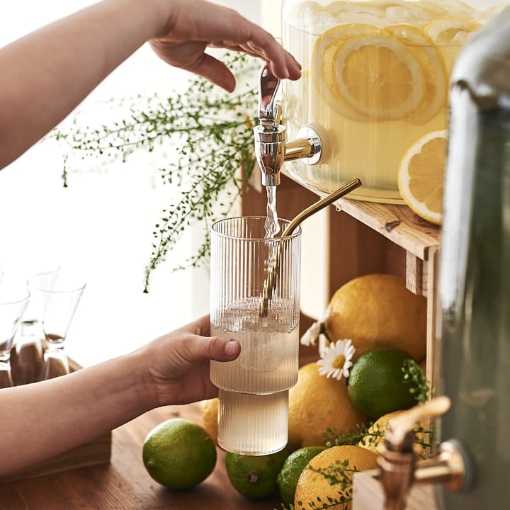 Ripple long drink glas 4-pack, helder Ferm Living