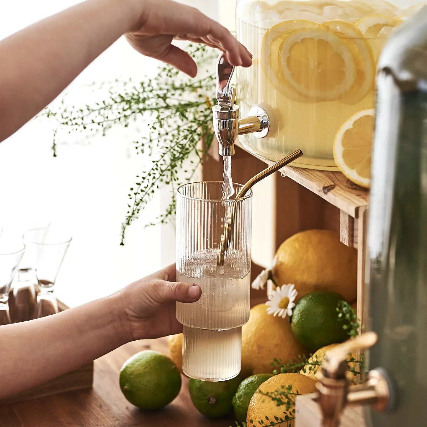 Ripple longdrinkglazen 4-pack, helder Ferm Living