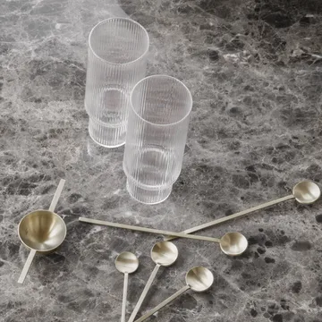 Ripple longdrinkglazen 4-pack - helder - Ferm Living