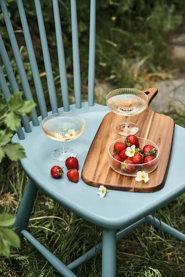 Ripple ontbijtschalen 4-pack - clear - Ferm Living