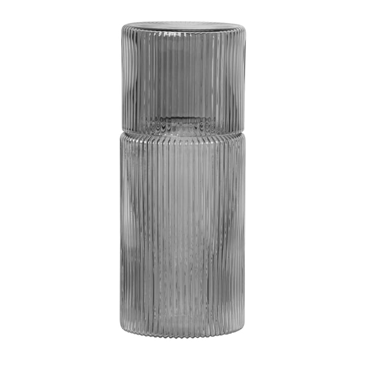 Ripple small karaf set, smoked grey Ferm Living