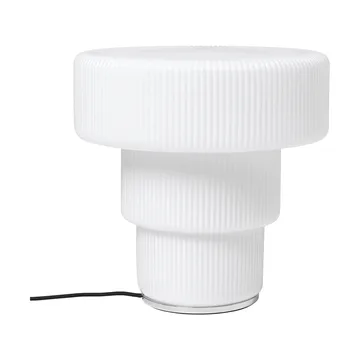 Ripple tafellamp - White, Ø28x28 cm - Ferm Living