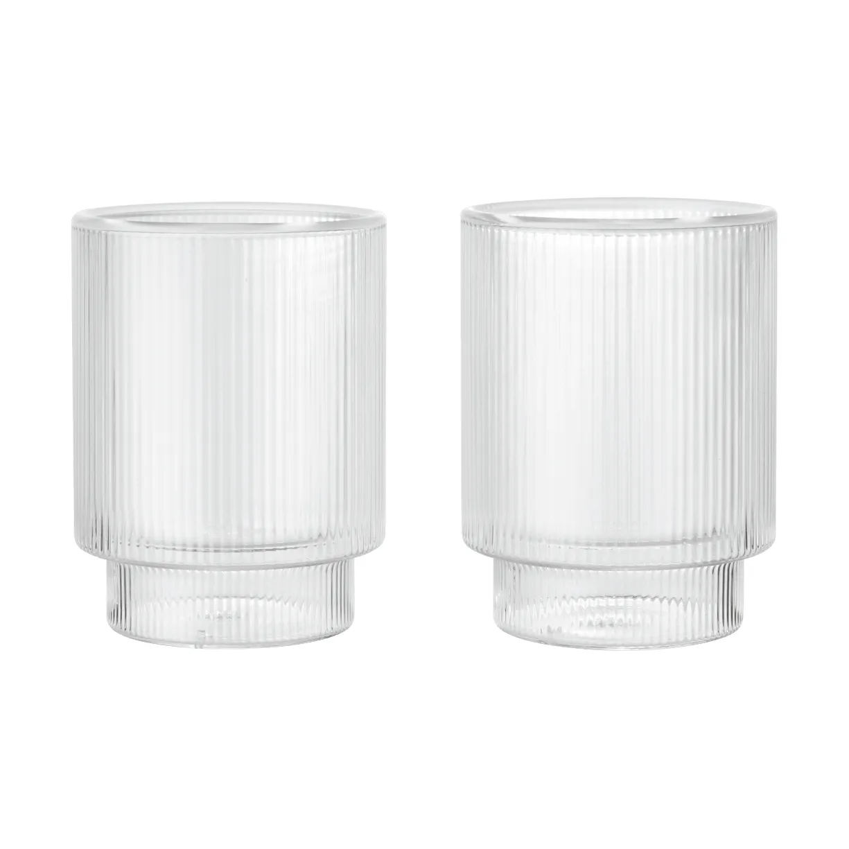 Ripple Thermal glas 22 cl, 2-pack, Helder Ferm Living