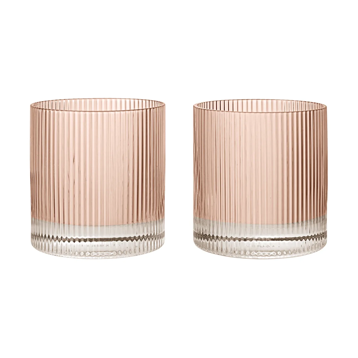 Ripple tumblerglazen 25 cl 2-pack, Blush Ferm Living