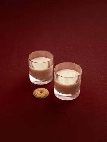 Ripple tumblerglazen 25 cl 2-pack - Blush - Ferm Living