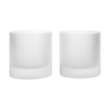 Ripple tumblerglazen 25 cl 2-pack - Frosted - Ferm Living