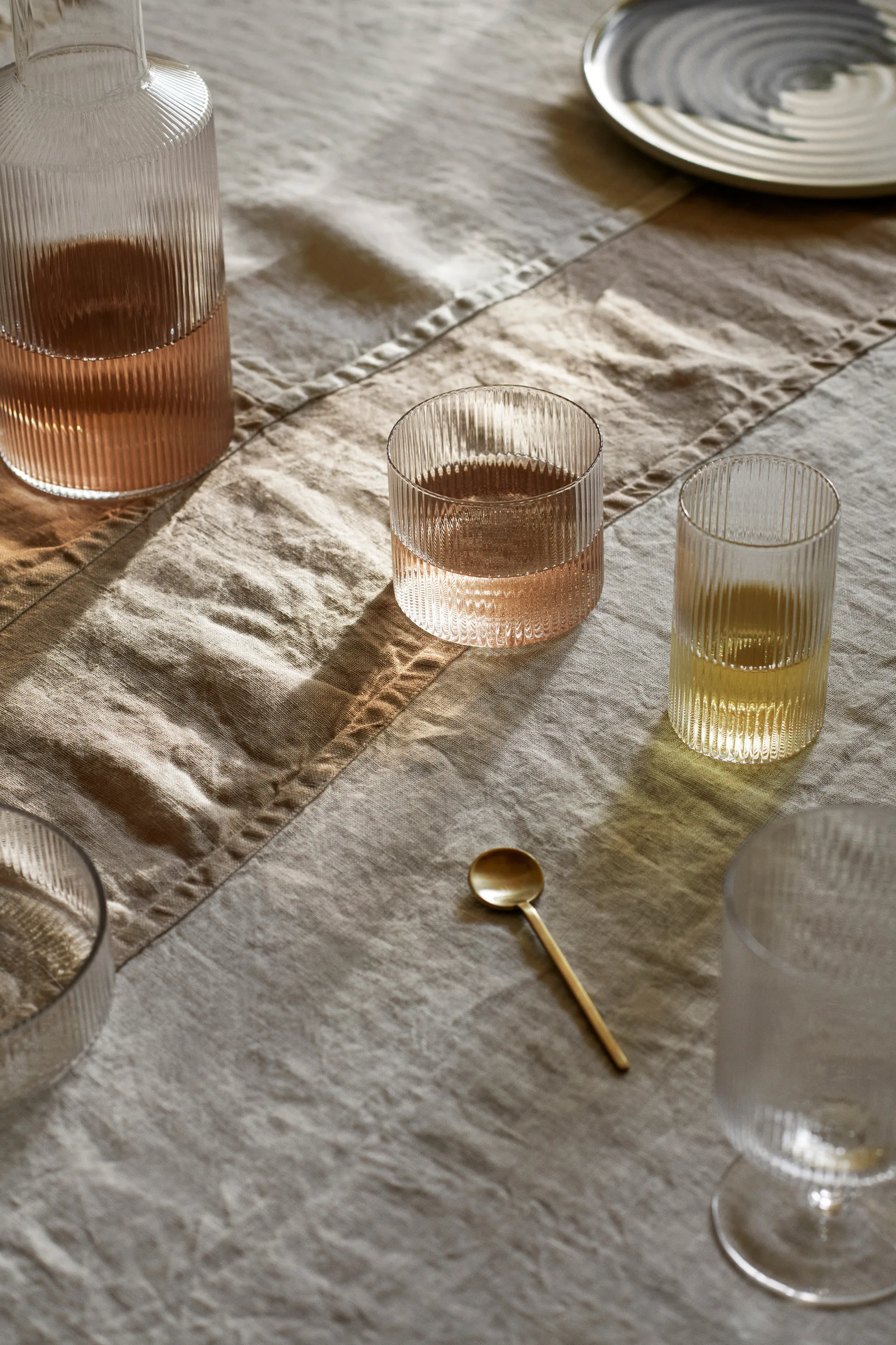 Ripple verrines glaas 14 cl 4-pack, Frosted Ferm Living