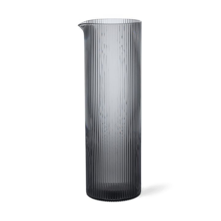 Ripple waterkaraf 1,12 L - Smoked grey - Ferm Living